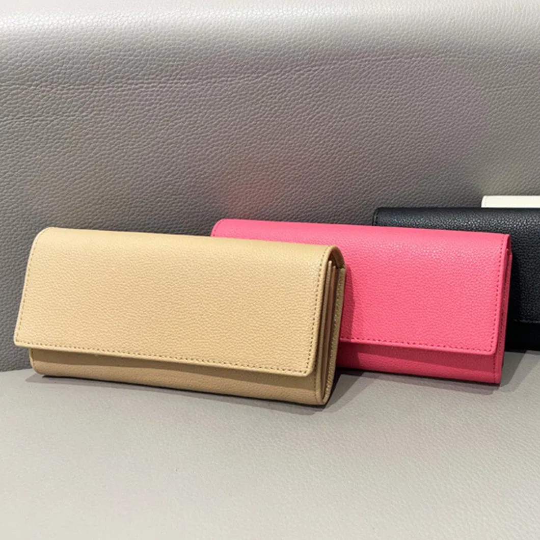 Leather Women Wallets Long Zipper Wallet Ladies Clutch Bag Purse 2024 New Female Luxury Purses