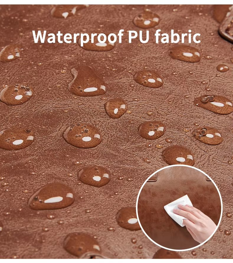 Wholesale PU Leather Duffel Bag for Men Business Suit Travel Bag with Zipper Luggage