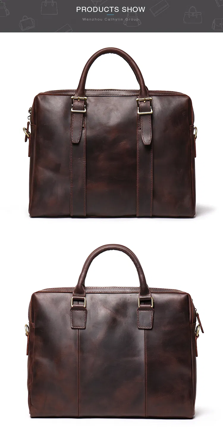 Leather Briefcase View 1