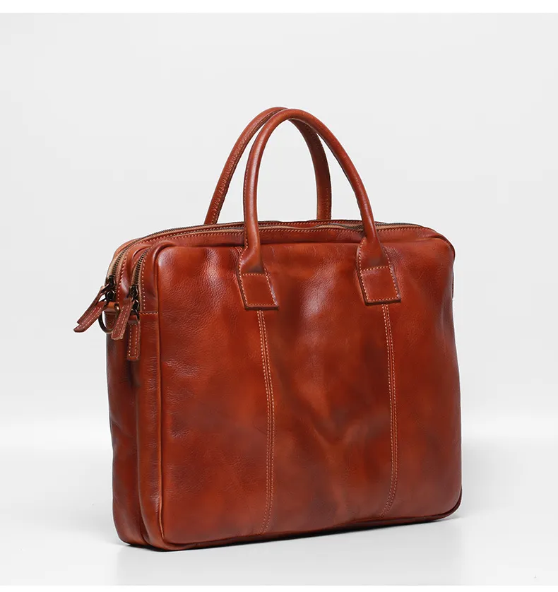 Leather Briefcase View 7
