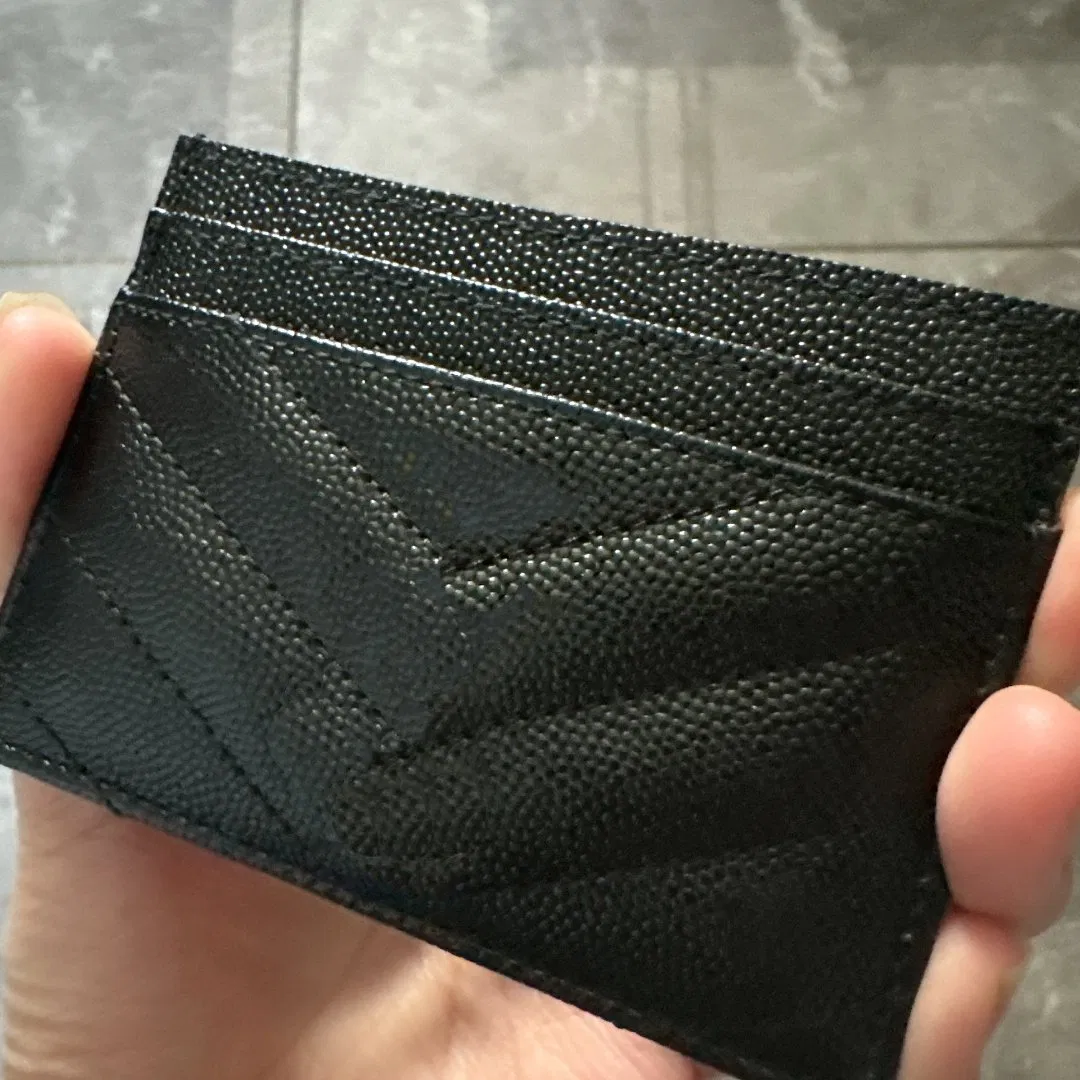 2026 Mini Leather Luxury Replica Fashion Wallet Bags Travel Card Storage Gift Bag Woman Men Handbag Coin Purse