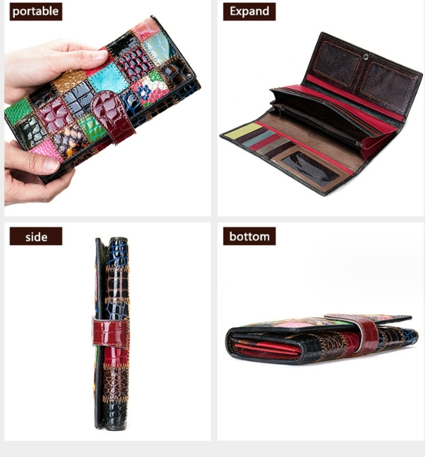 Luxury Fashionable Genuine Leather Women's Lady Handbag Wallet Purse