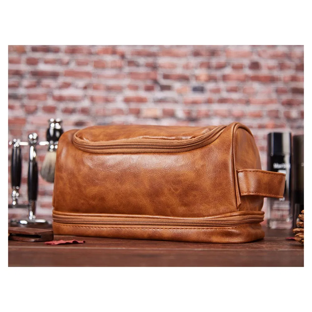 So Popular Leather Men's Portable Travel Bag 100% Genuine Leather Plaid Retro Men's Bag Single-Shoulder Duffel Travel Bags Handbags