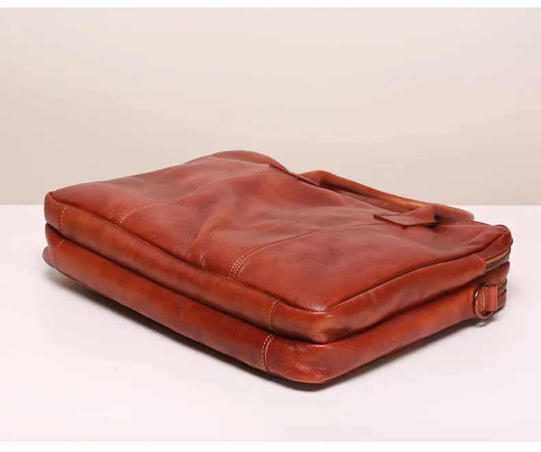 Leather Briefcase View 9