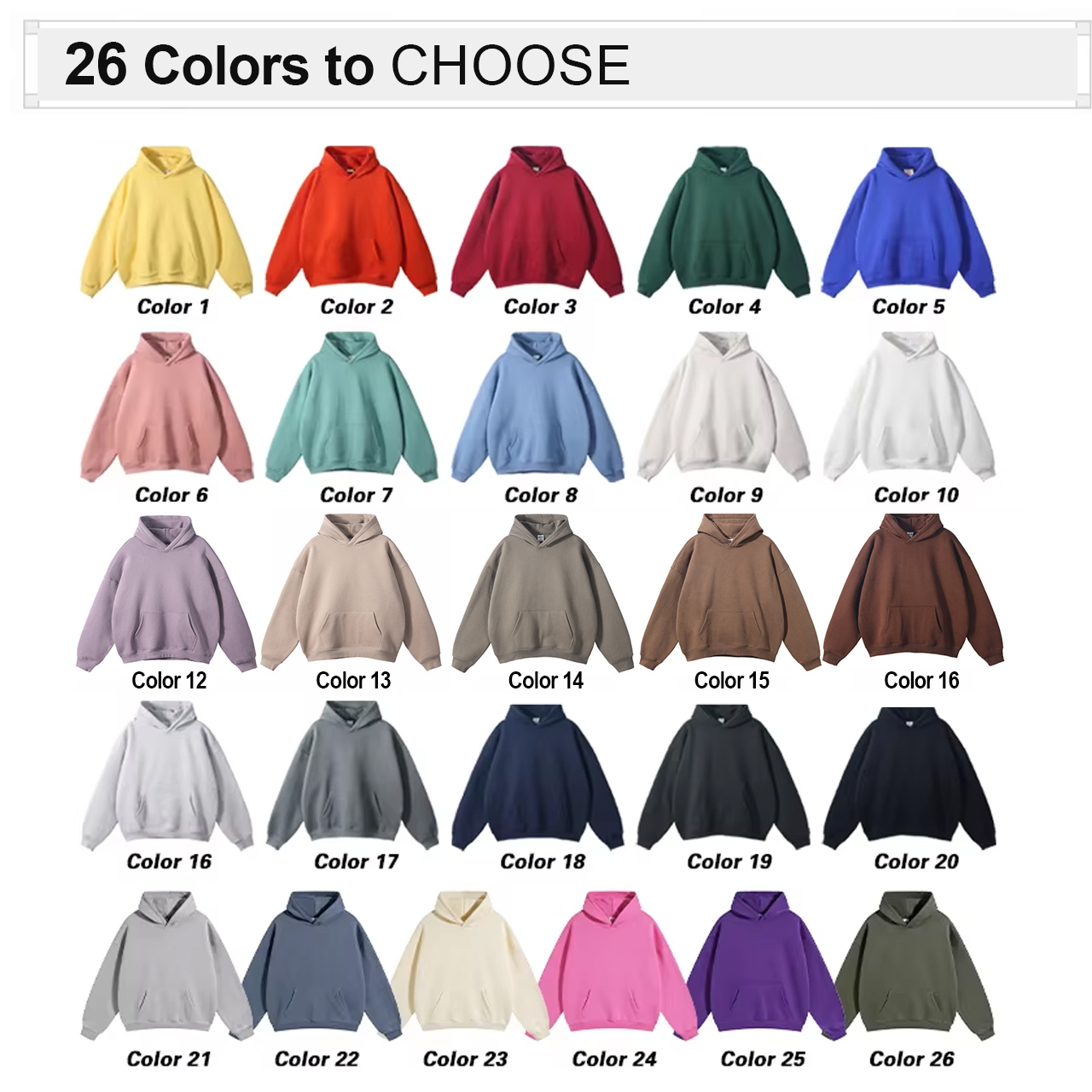 High Quality Oversized Drop Shoulder Hoodie Stringless Blank Thick Fleece Cotton Polyester Stringless Men's Hoodie