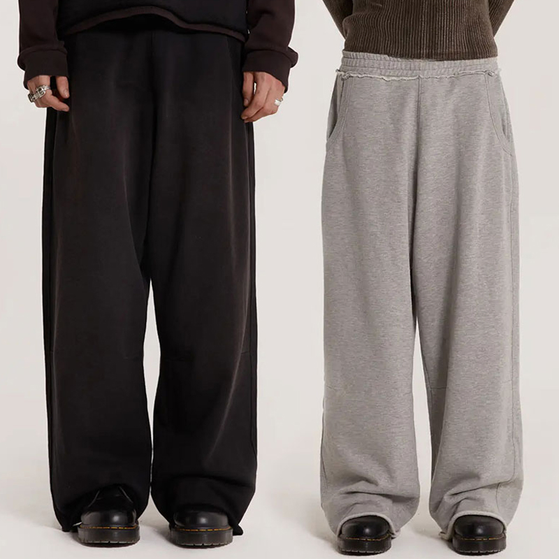 Men's Jogger Sweatpants Track Sweat Pants Trousers Unisex Baggy Cotton French Terry Fleece Jogger Streetwear Sweat Pants Men