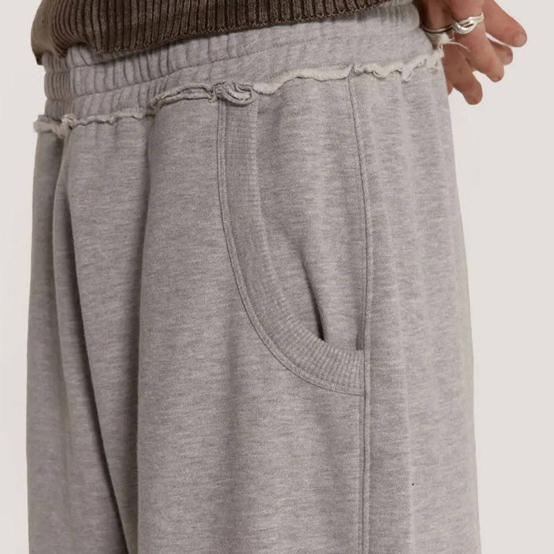 Men's Jogger Sweatpants Track Sweat Pants Trousers Unisex Baggy Cotton French Terry Fleece Jogger Streetwear Sweat Pants Men