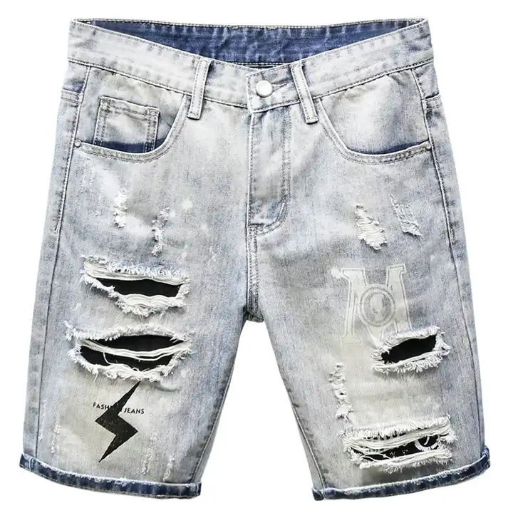 High-Quality Fashion Denim Shorts for Men