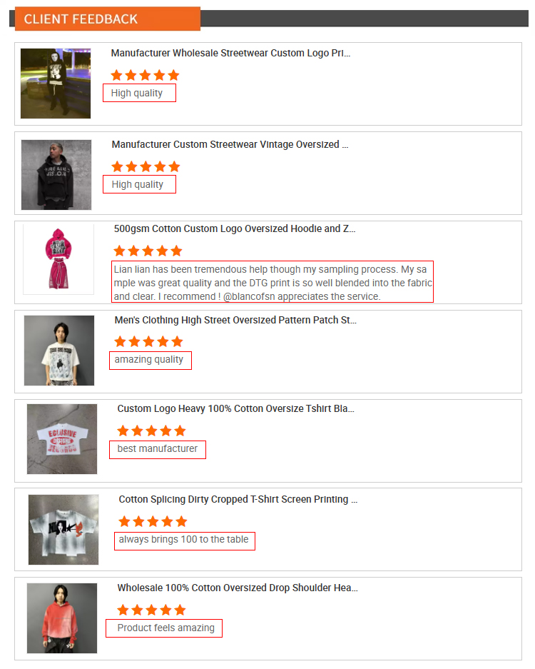 Customer Feedback 1