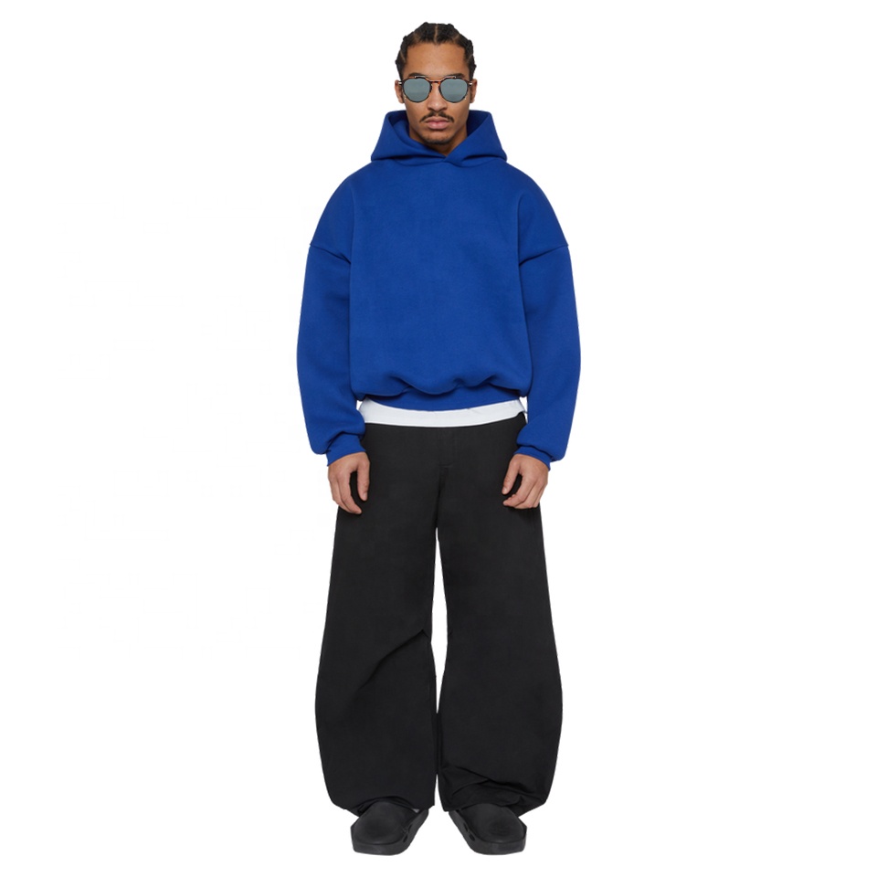 Custom Streetwear Blank 100% Cotton Hoodie High Quality Heavyweight 400 420 450 500 600 Gsm Oversized Pullover Hoodie Men