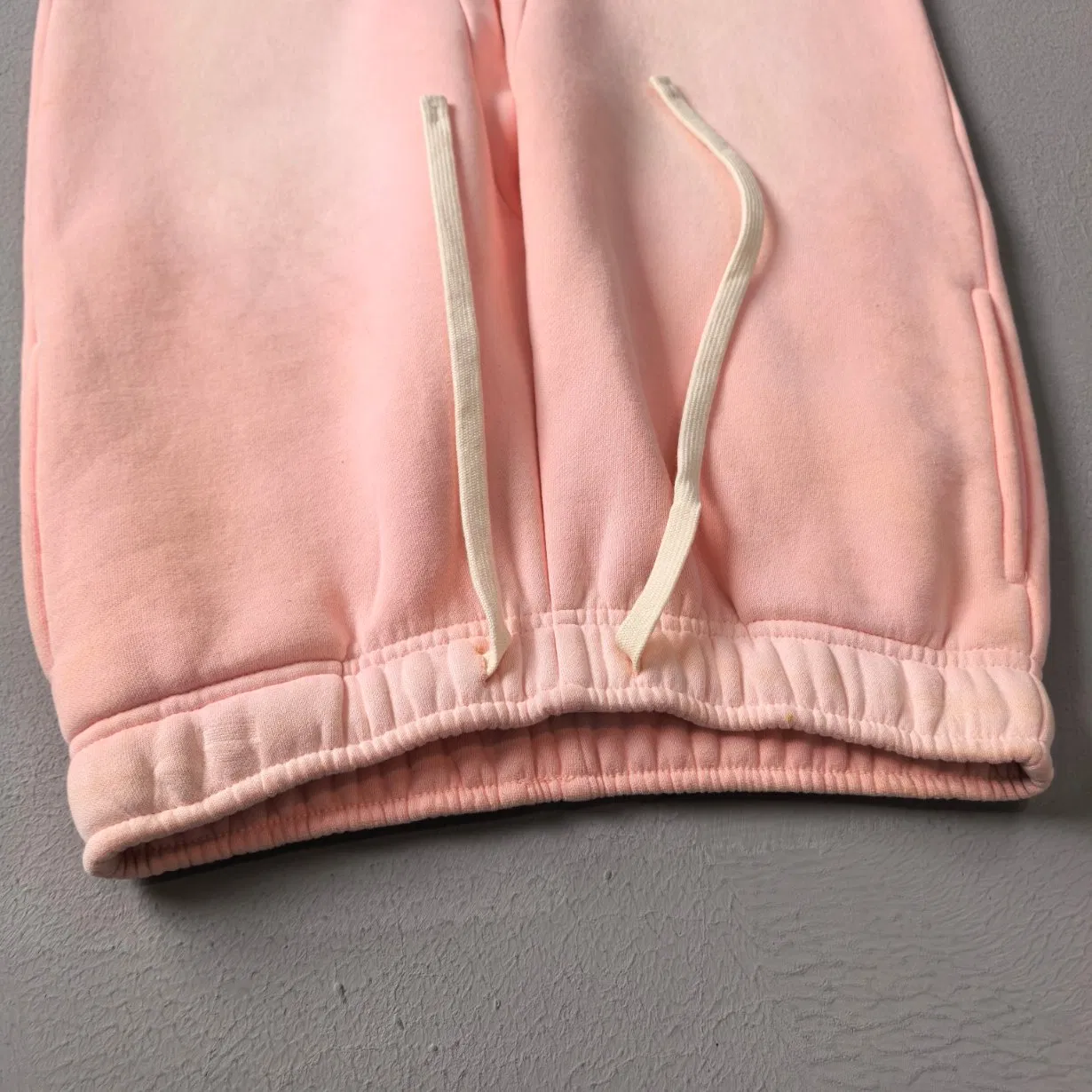 Personalized Design Pink Sweatpants Men Women, Custom Rhinestone Graphic Baggy Track Pants