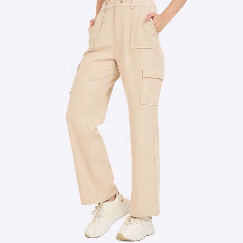 Factory Customized Women's Cargo Pants Casual Straight Dance Utility Pants for Ladies