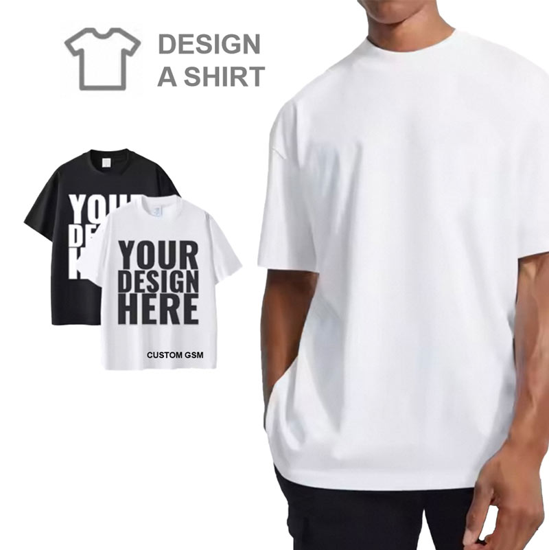Casual Vintage Plus Size100% Cotton Oversized Graphic Tees Dtg Print Big&amp;Tall Clothing Solid Pattern Men's T-Shirts