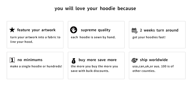 Hoodie Material Detail