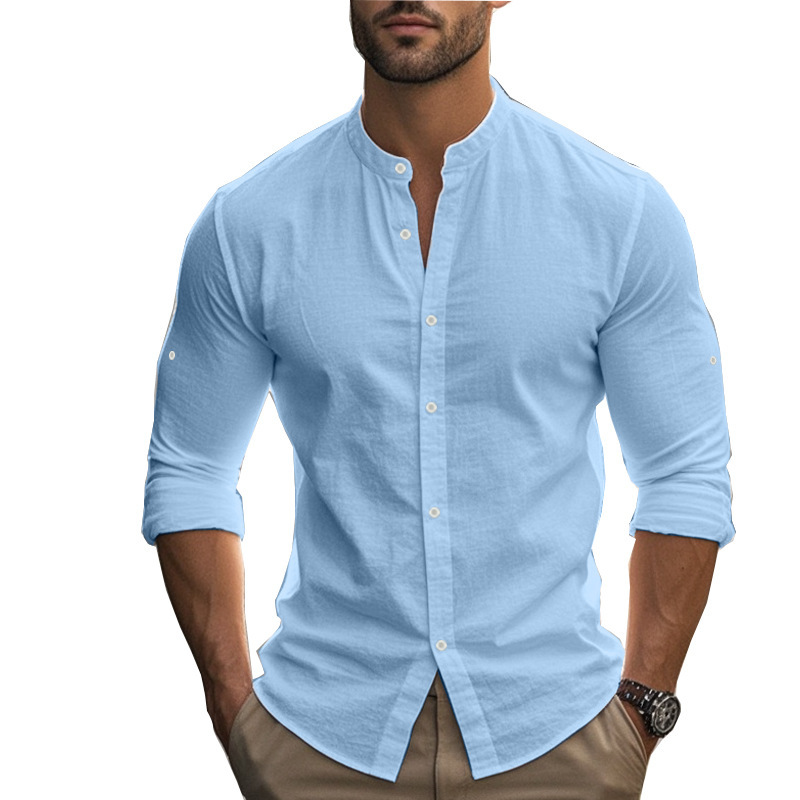 High Quality Men's Shirts Flannel Plaid Long Sleeve Multi Pocket Custom Logo Breathable Casual Vintage Men's Shirts
