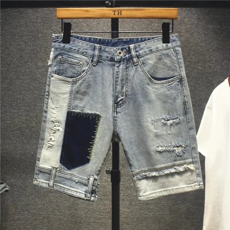 High-Quality Fashion Denim Shorts for Men