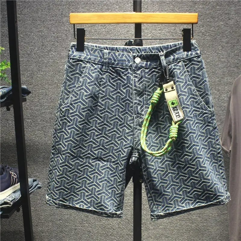 New Fashionable Men's Denim Shorts Casual Wear