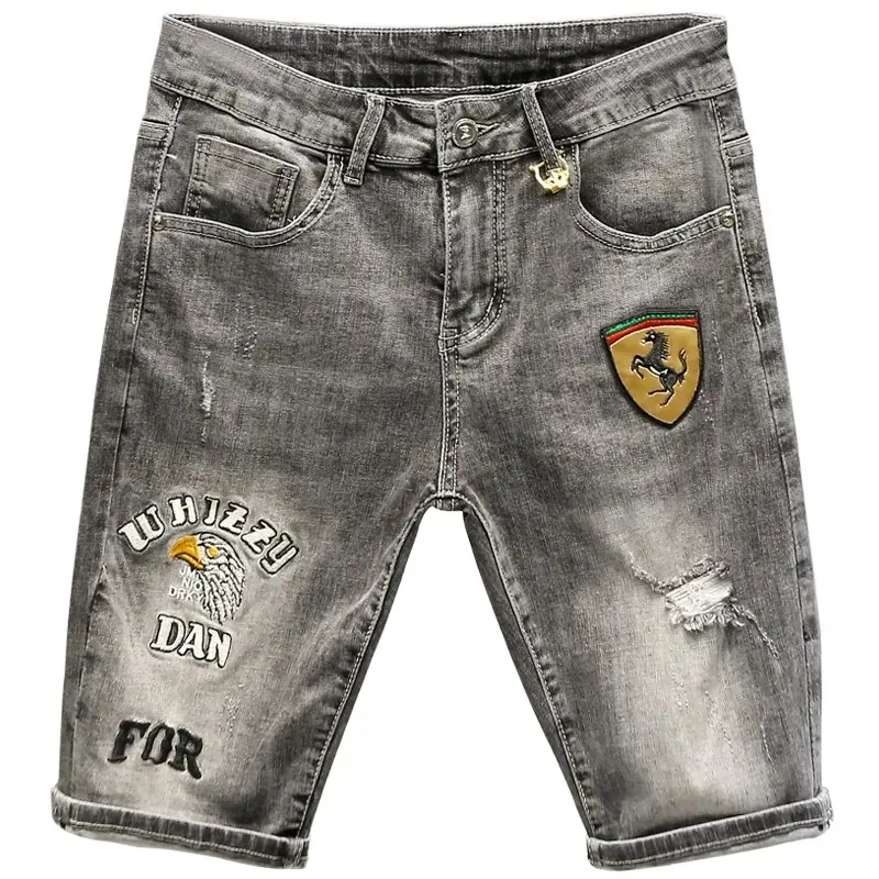 New Fashionable Men's Denim Shorts Casual Wear