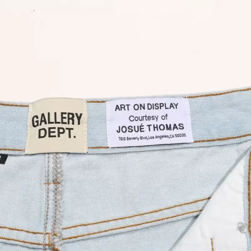 Gallery Dept Rugged Denim Blend Shorts for Men, Durable Streetwear Style