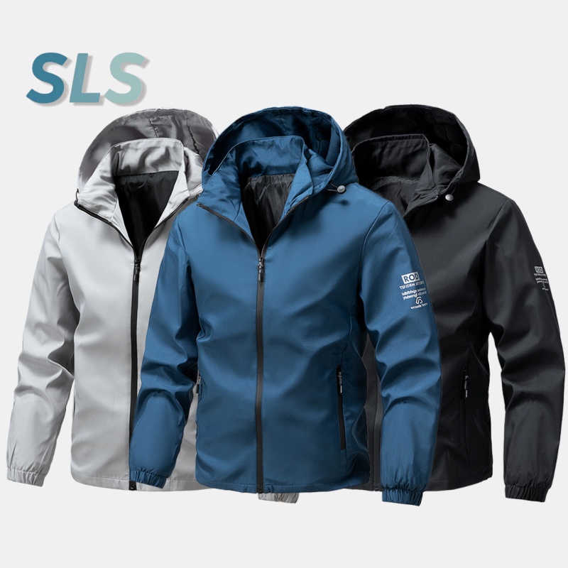 OEM Men's Winter Lightweight Bomber Softshell Hooded Jackets Water Resistant Fall Casual Coat Windproof Work Jacket