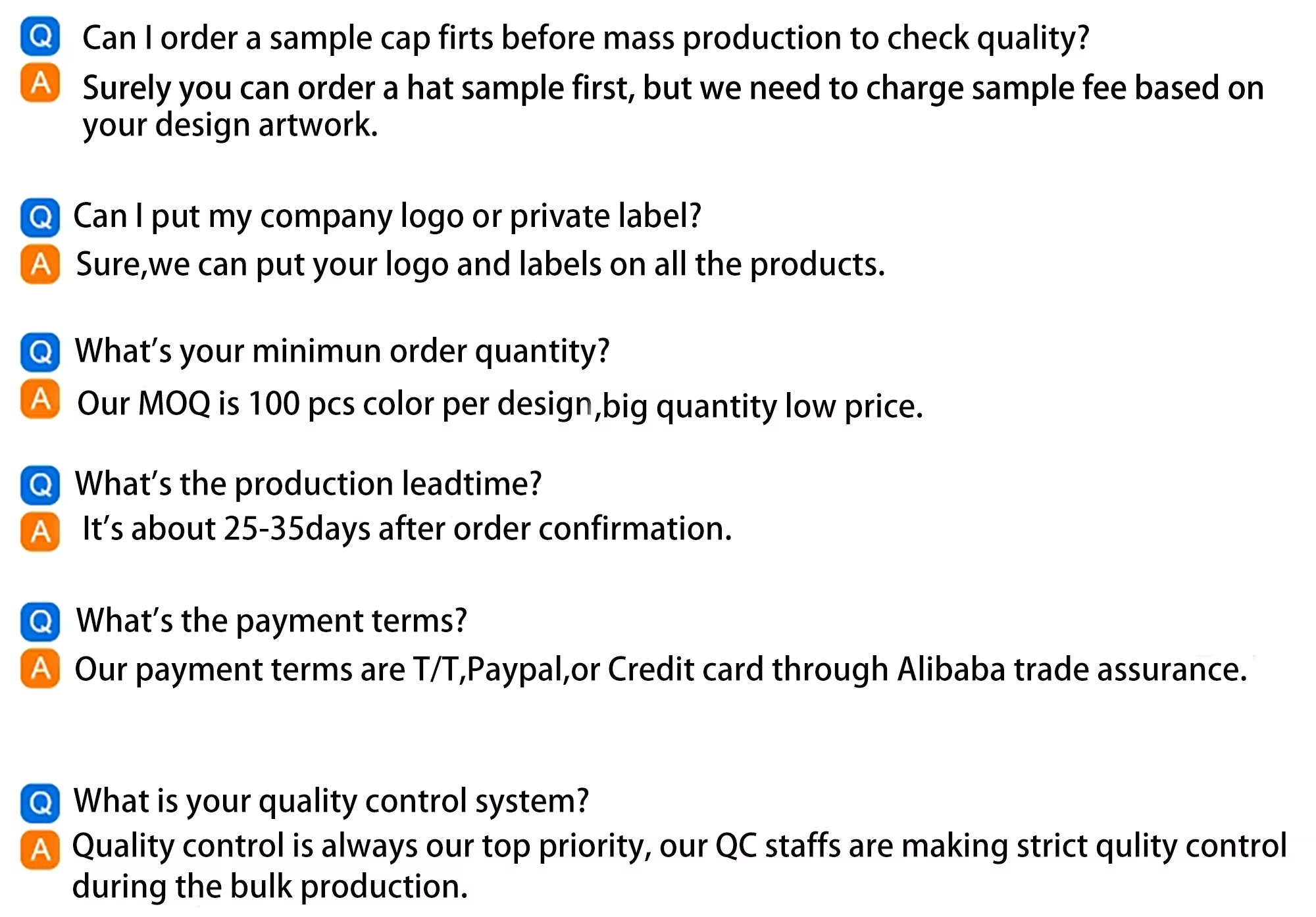 Frequently Asked Questions Header