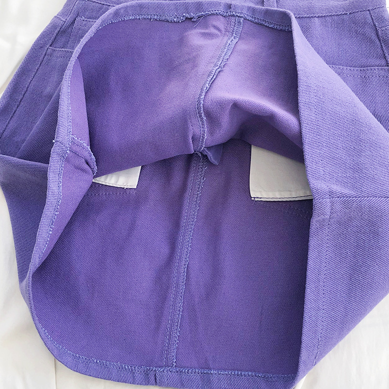 Custom A-line Skirt Vintage Denim Skirt Women Girls Miniskirt Package Hip Skirt