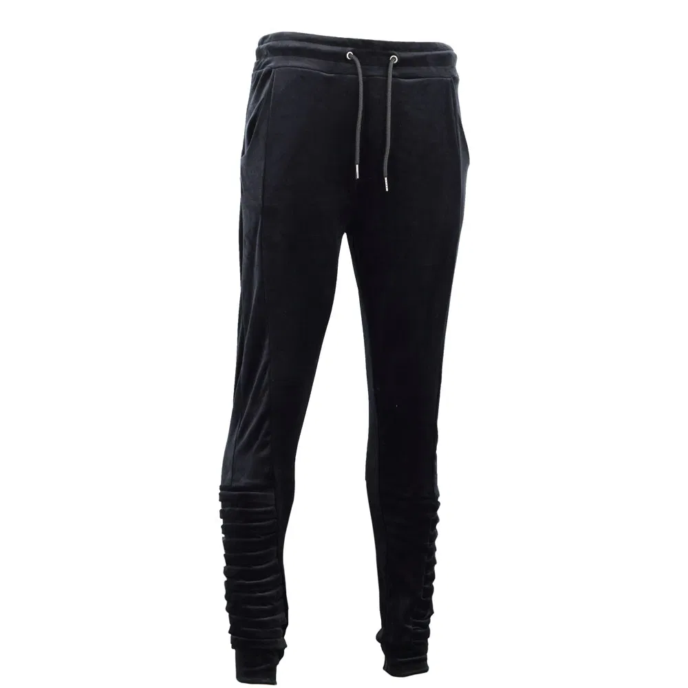 Hot Sale Fashion Design Velour Mens Track Joggers Pants with Custom Logo