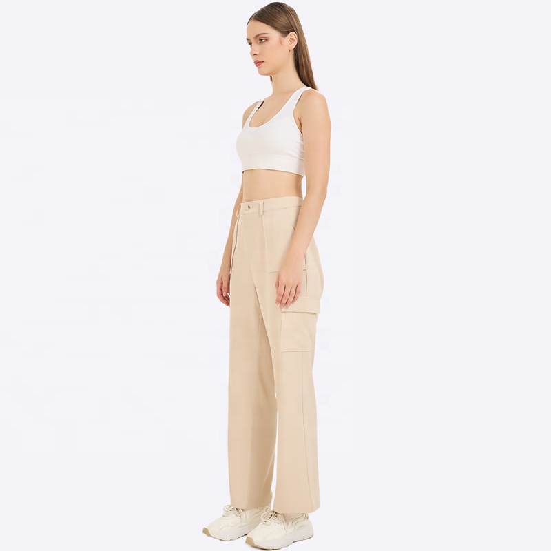 Factory Customized Women's Cargo Pants Casual Straight Dance Utility Pants for Ladies