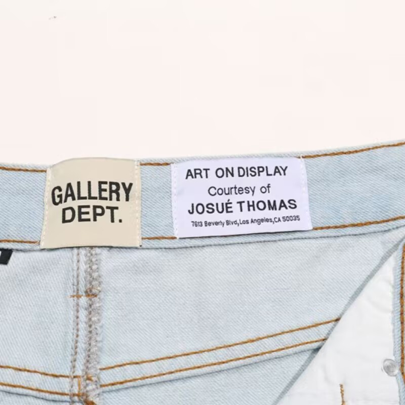 Gallery Dept Rugged Denim Blend Shorts for Men, Durable Streetwear Style
