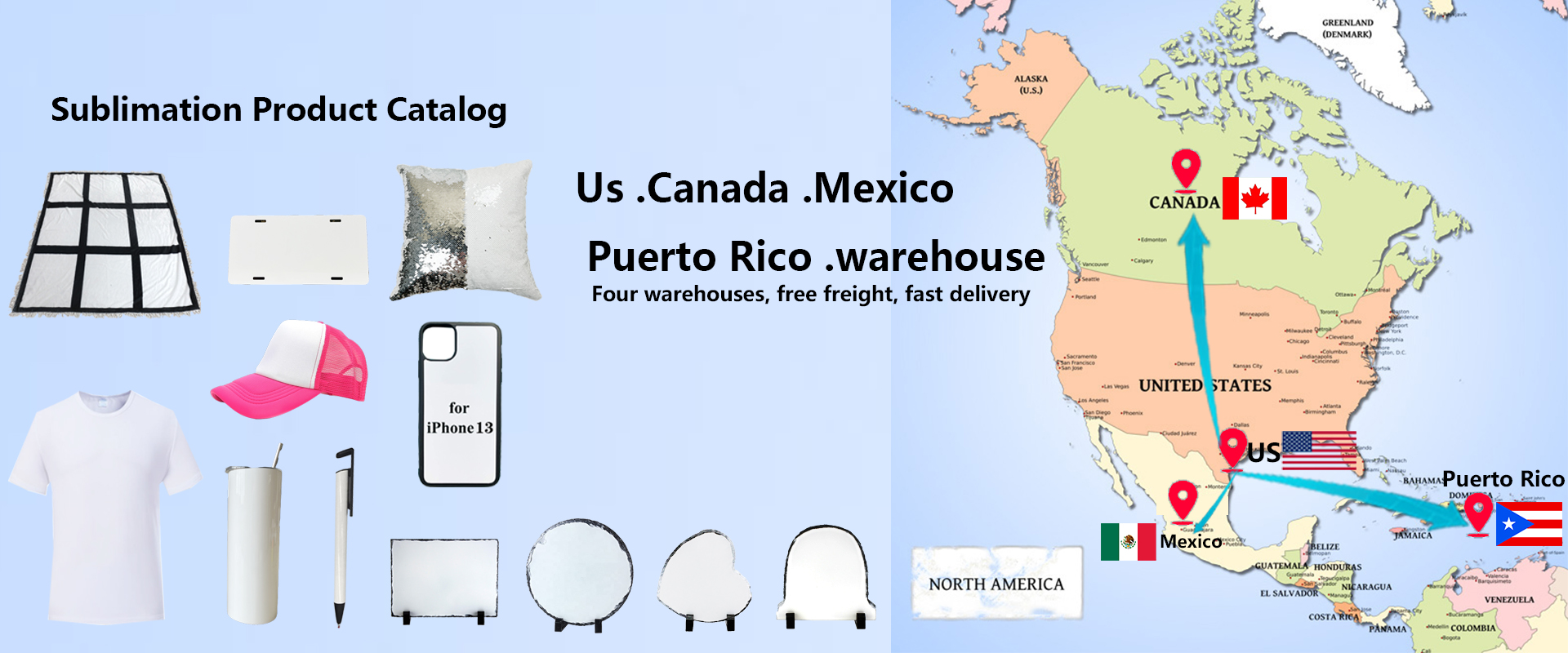 Sublimation Blanks Warehouse Advantage