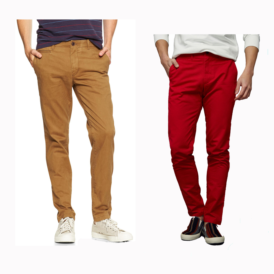 China Manufacturer Wholesale 100% Cotton Men's Chinos Custom Mens Khaki Chino Pants Slim Chinos for Men