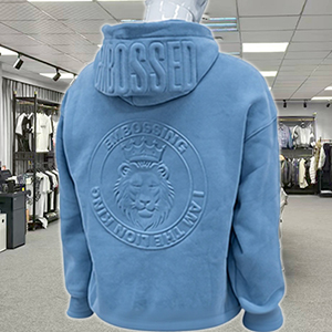 Unisex Hoodie 3D Embossed