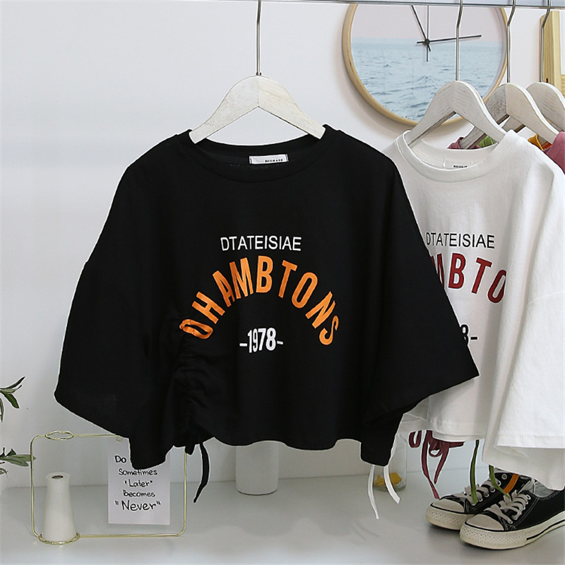 Trendy Women's Clothing Loose-fit Short-Sleeved Tee Best-selling Graphic Tee