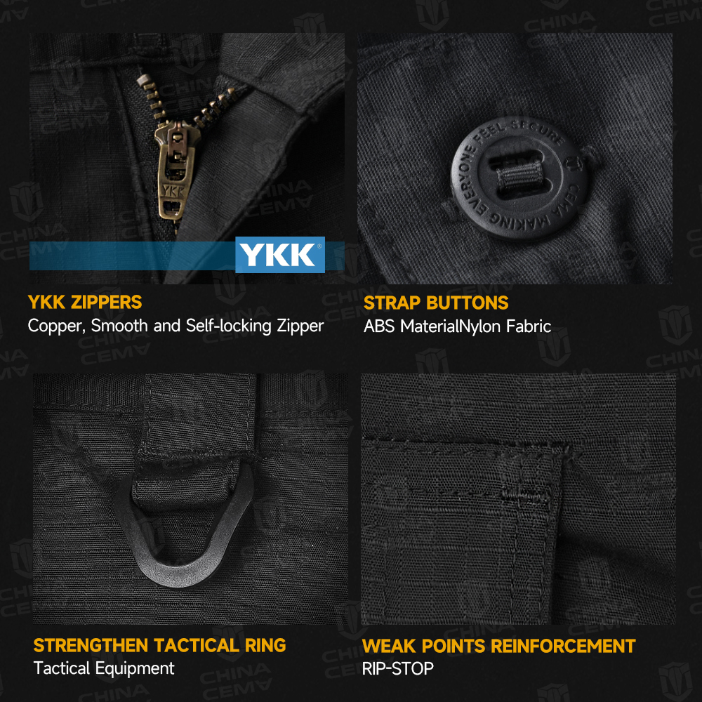 Elastic Stretch Outdoor Water-repellent Khaki Tactical Clothes For Men Trousers Cargo Pants