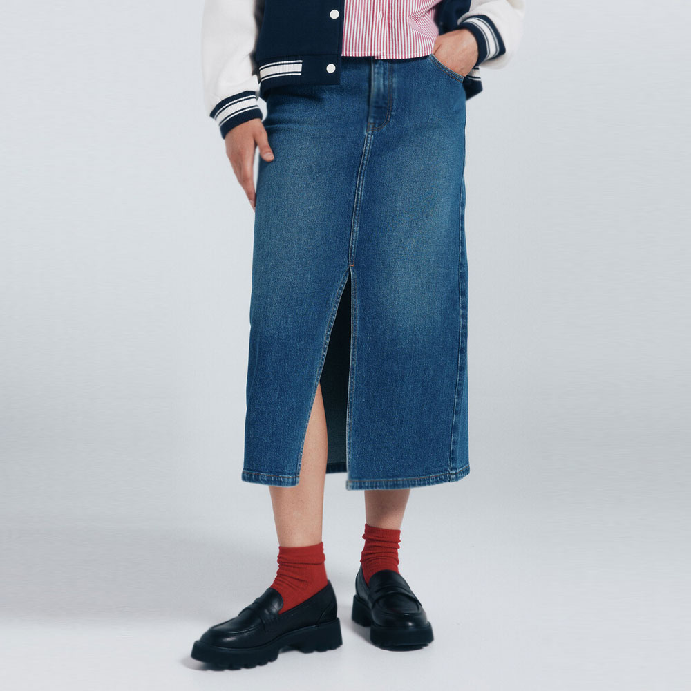 Women's Denim Skirt Detail 7