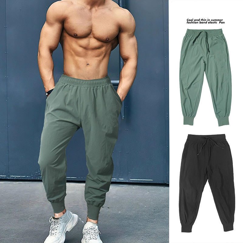 Wholesale Men's Joggers Pants Summer Fashion Sweatpants Streetwear Fitness Tracksuit Jogging Pants Men Gym Clothing Muscle Sports Trousers