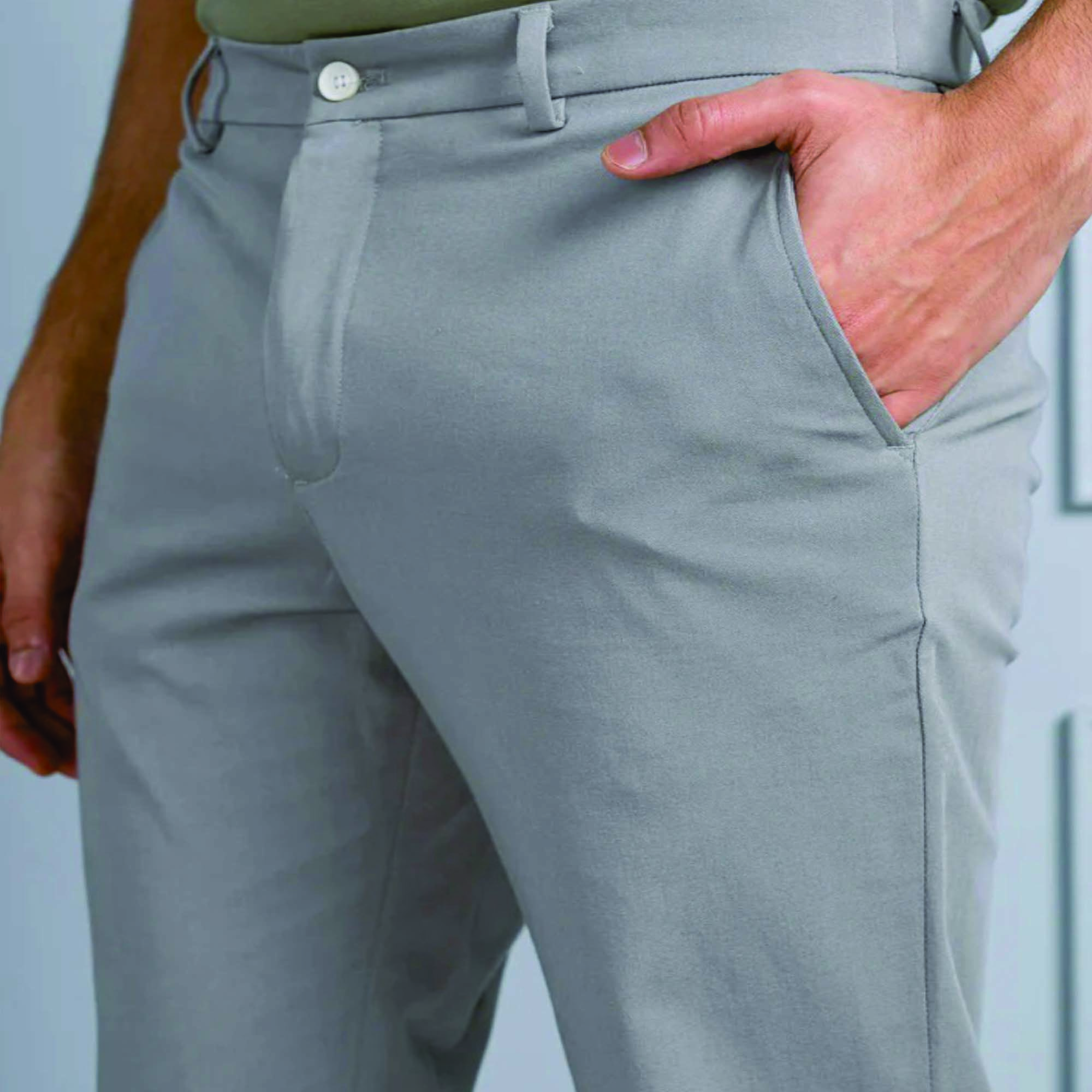 New Arrival 2023 Chino Pants Mens Slim Wholesale Custom Men Casual Plain OEM Pockets Sea XXS China Technics Long Item Fly