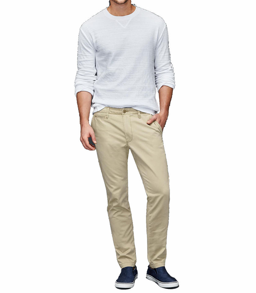 China Manufacturer Wholesale 100% Cotton Men's Chinos Custom Mens Khaki Chino Pants Slim Chinos for Men