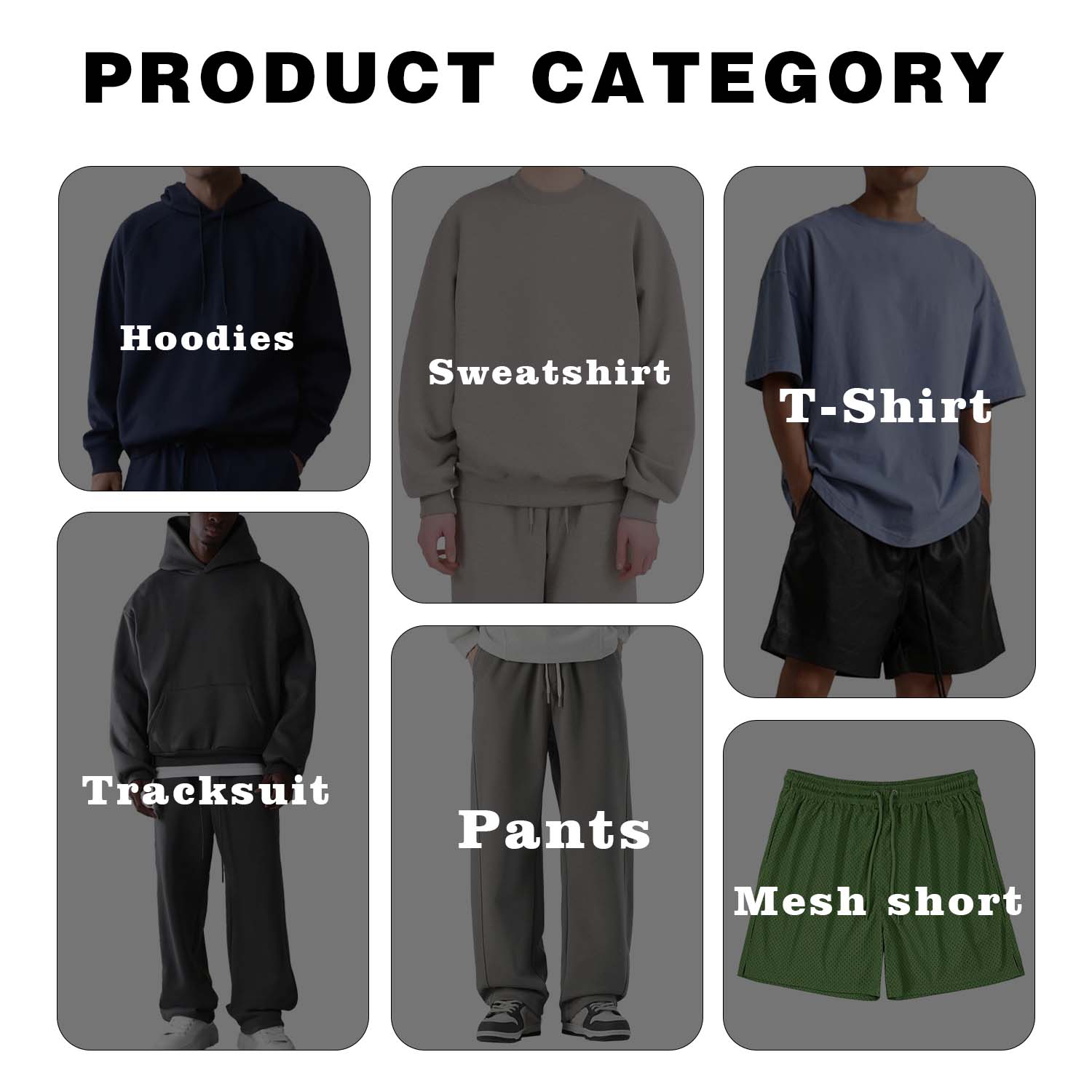 Custom Logo Quarter Zip Pullover Men's Sweatshirt Banner