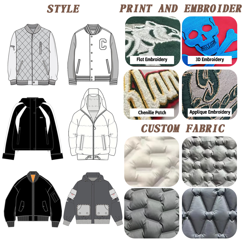 OEM Men's Winter Lightweight Bomber Softshell Hooded Jackets Water Resistant Fall Casual Coat Windproof Work Jacket