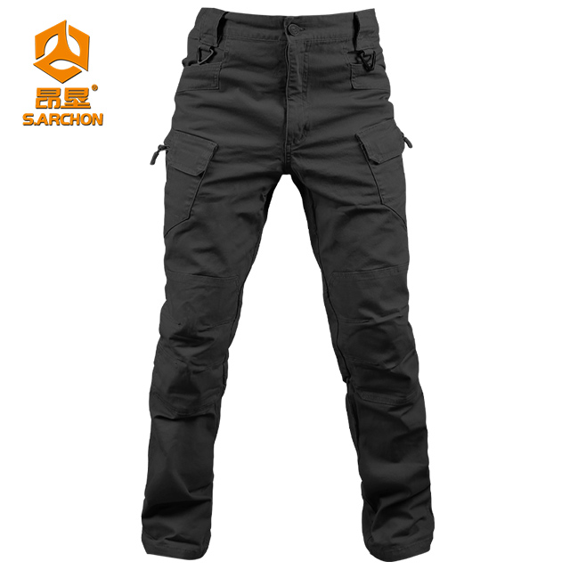 Tactical Pants Men's Slim Stretch Training Cargo Trousers Outdoor Multi-pocketed Clothing Factory Wholesale