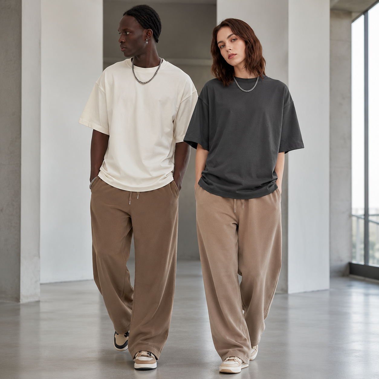 Custom Cut Sew 100 Cotton Mens Oversize T Shirt Solid Heavyweight Graphic Printing Plus Size High Quality Streetwear Top