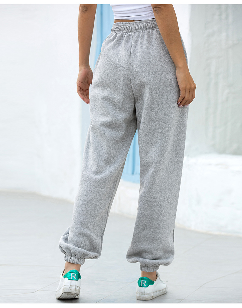 Wholesale Custom New Design Casual Track Work Cotton Women Pants Made in China