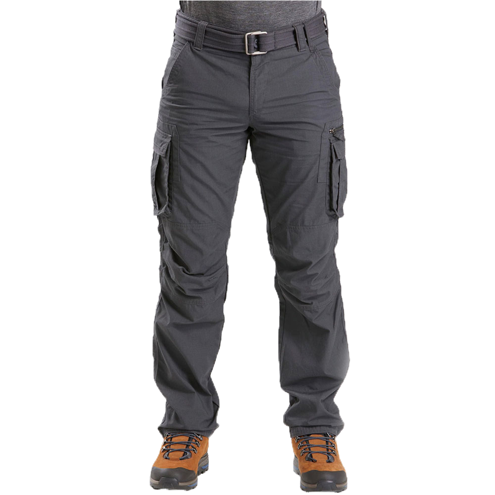 Men's Quick Dry Cargo Pants Outdoor Hiking Trekking Trousers 2 Multi Pockets with Belt Custom Wholesale