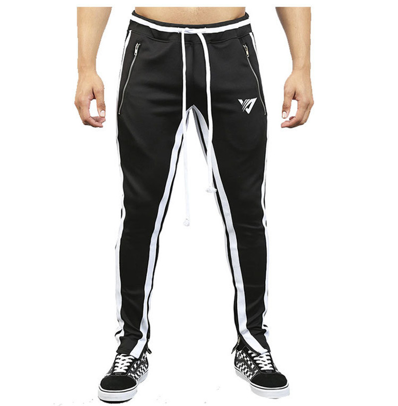 Custom Wholesale Sweat Track Pants with Stripes