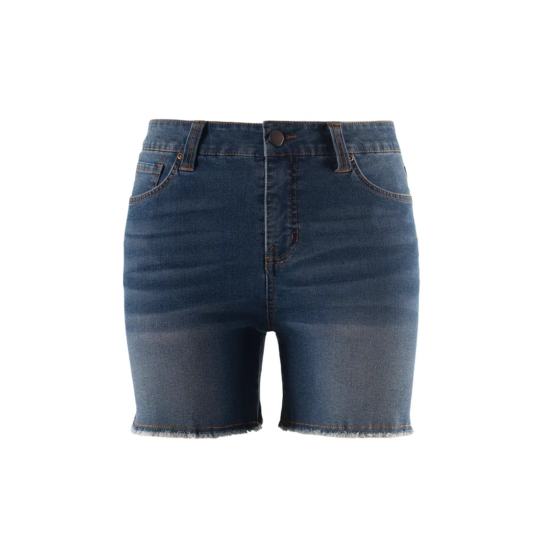 Women's Hot Summer Jean Shorts High Waisted Stretch Denim