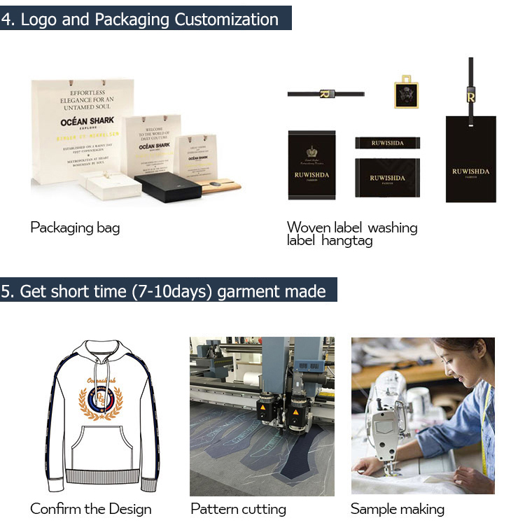 Apparel tailoring and manufacturing details