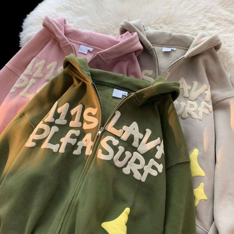 Hot Sale Oversized 3D Puff Print Hoodie Printed Graphic Custom Full Zip Up Hoodie Warm Fashion Men's Hoodie 3D