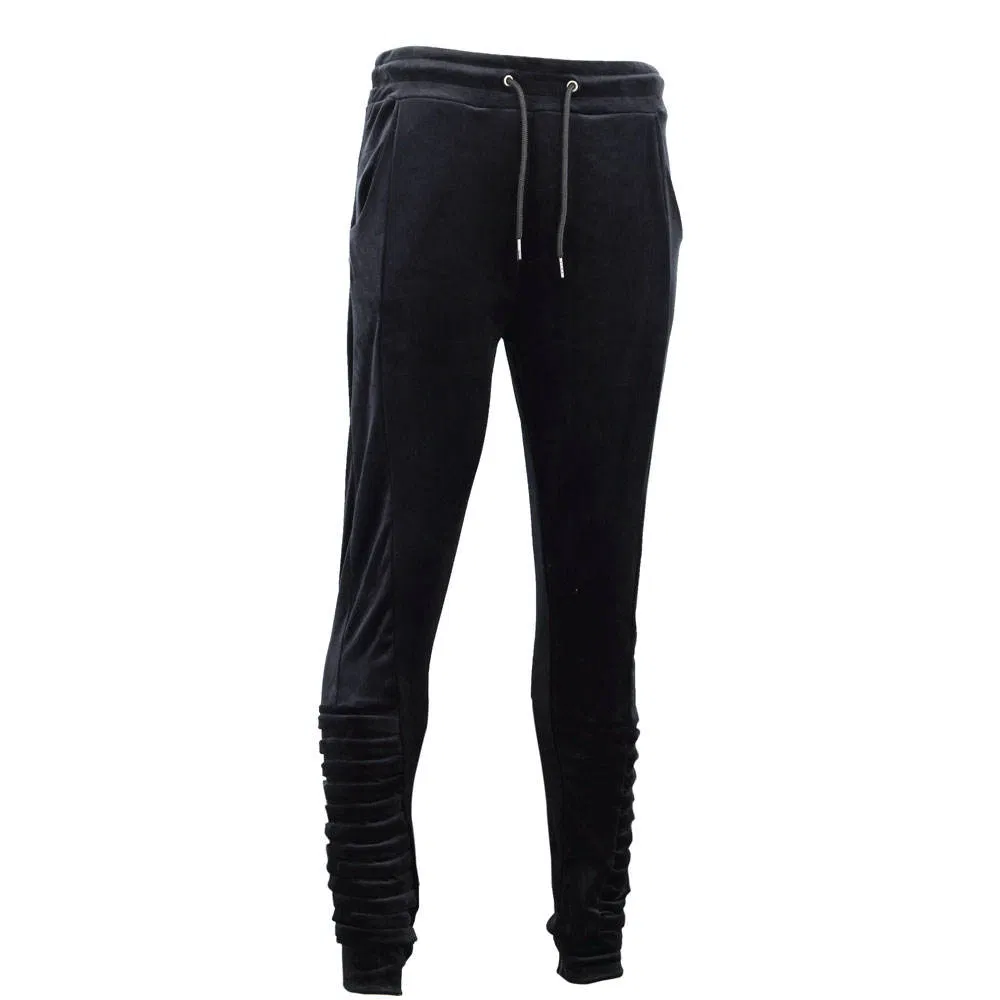 Hot Sale Fashion Design Velour Mens Track Joggers Pants with Custom Logo