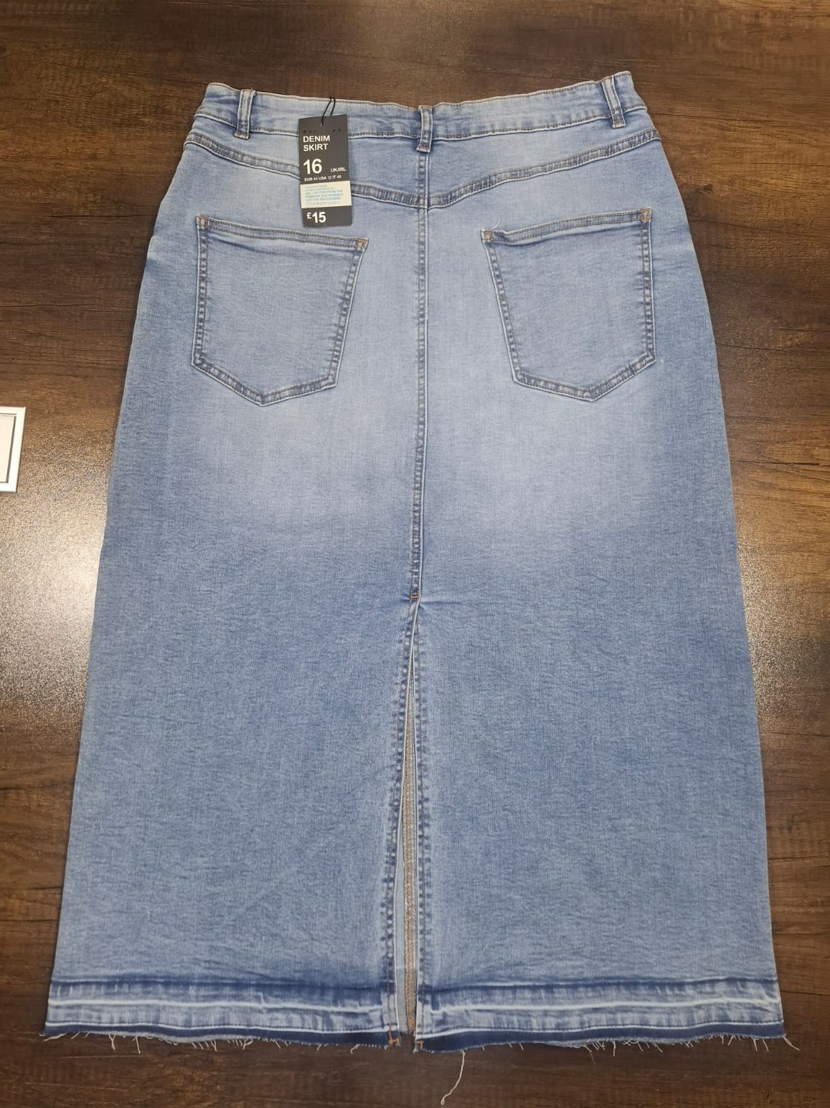 Bangladesh Ladies Denim Skirt Stock lot Factory Surplus Women Jeans Skirt Bulk Export Wholesale Ladies Denim Skirt